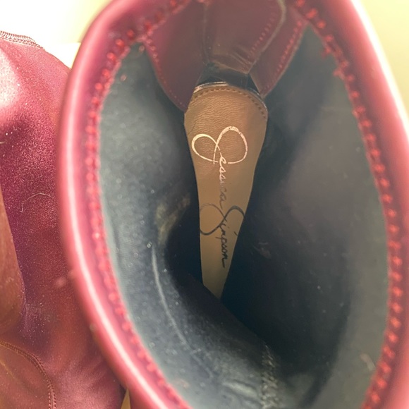 Jessica Simpson Satin Ankle Booties-Winder - Picture 5 of 6